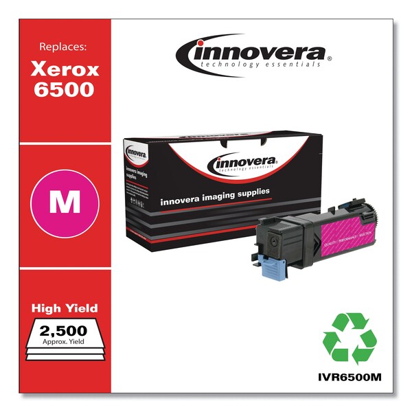 Remanufactured 106R01595 (6500) Hi-Yield Toner, 2500 Pg-Yield, Magenta